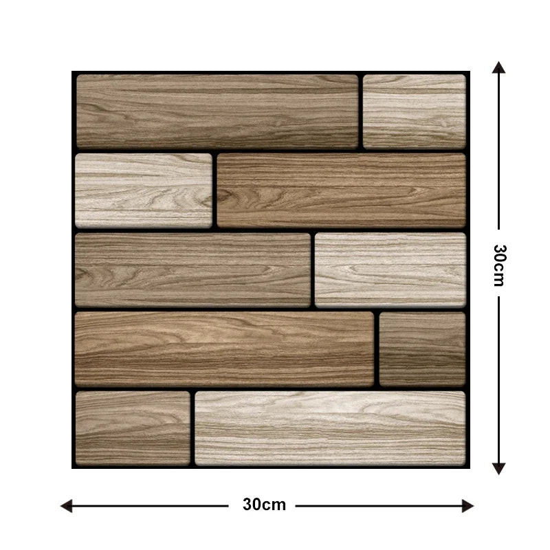 10 Pcs Self Adhesive Tile Wall Sticker Home Decor 3d Pvc Sticker Covers For Kitchen Cupboard Bathroom Waterproof Wallpaper