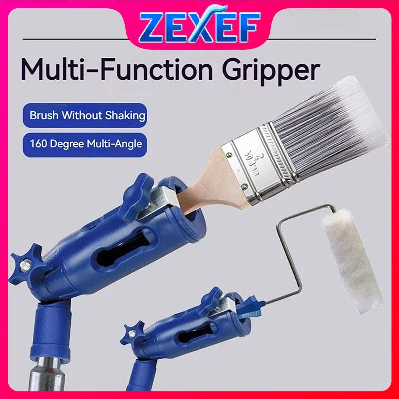 ZEXEF 1pc DIY Tool for Walls High Multi-angle Edge and Corner Paint Brush Anti-drip Extender Edger Ceilings Roller Trim Painting