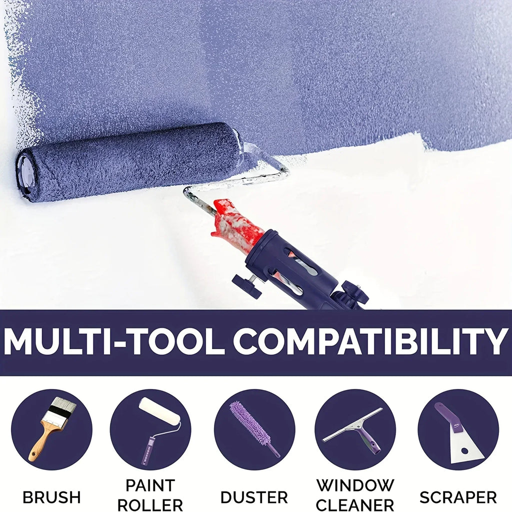 ZEXEF 1pc DIY Tool for Walls High Multi-angle Edge and Corner Paint Brush Anti-drip Extender Edger Ceilings Roller Trim Painting