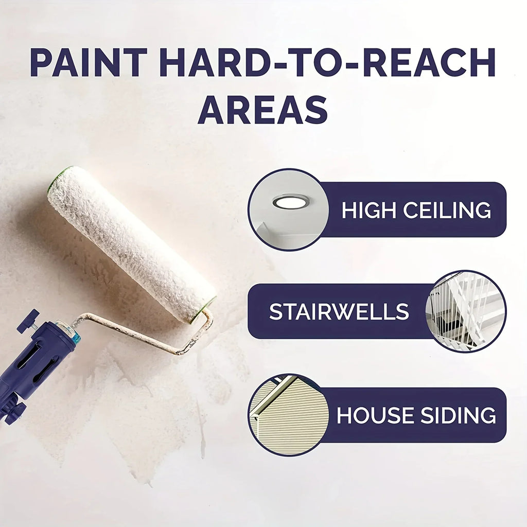 ZEXEF 1pc DIY Tool for Walls High Multi-angle Edge and Corner Paint Brush Anti-drip Extender Edger Ceilings Roller Trim Painting