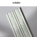 Self adhesive peeled off Wallpaper 3D Carving ceiling decorative strip wall skirting line home decoration wall sticker
