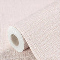 50cmX2.8M/10m Linen 3D Foam Self-adhesive Solid Color PVC Thickened Waterproof Background Wall Renovation Wallpaper Wall Sticker