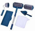 Professional DIY Home Painting Tool Kit Wall Decor Brush & Roller Combo Multi‑Function Corner Detail Brushes with Ergonomic Hand