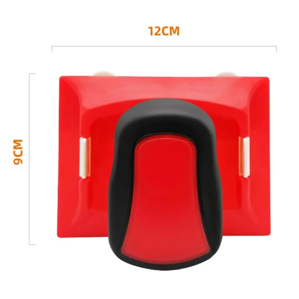 Red Paint Edger Cutting in Home Interior Plastic Wall with Pad Nylon Bristles Edge Painting Corner and Edges Cutting Paint Edger